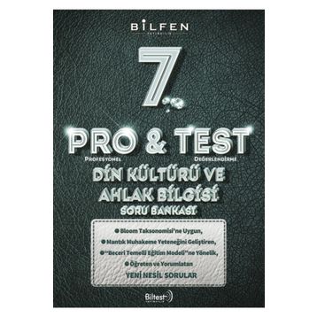 7. Sınıf ProTest Din Kültürü ve Ahlak Bilgisi Soru Bankası