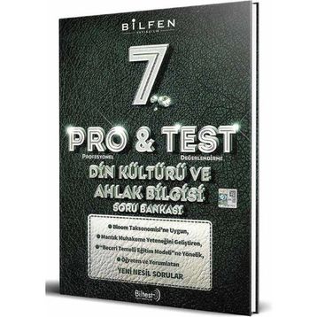 7. Sınıf ProTest Din Kültürü ve Ahlak Bilgisi Soru Bankası