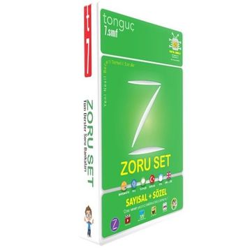7. Sınıf Sayısal Zoru Bankası + Sözel Zoru Bankası Set - Tonguç Akademi