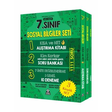 7. Sınıf Sosyal Bilgiler Seti Soru Bankası-Örnek Akademi Yayınları