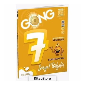 7. Sınıf Sosyal Bilgiler Soru Bankası-Gong Yayınları