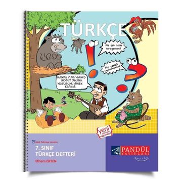 7. Sınıf Türkçe Defteri Pandül Yayınları