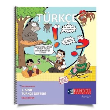 7. Sınıf Türkçe Defteri Pandül Yayınları