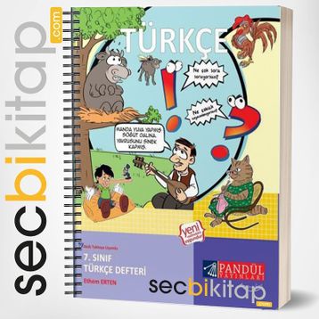 7. Sınıf Türkçe Defteri Pandül Yayınları