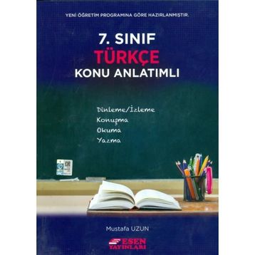 7. Sınıf Türkçe Konu Anlatımlı Esen Yayınları