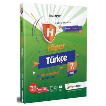 7. Sınıf Türkçe Konu Anlatımlı Soru Bankası-Hiperzeka Yayınları
