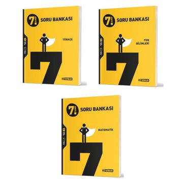 7. Sınıf Türkçe Matematik ve Fen Bilimleri Soru Bankası Seti Hız Yayınları