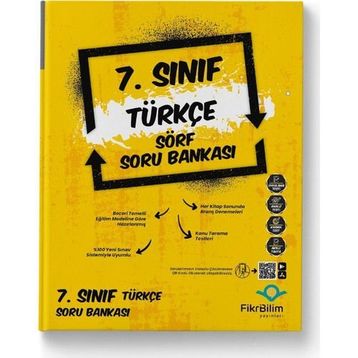 7. Sınıf Türkçe Sörf Soru Bankası-FikriBilim Yayınları