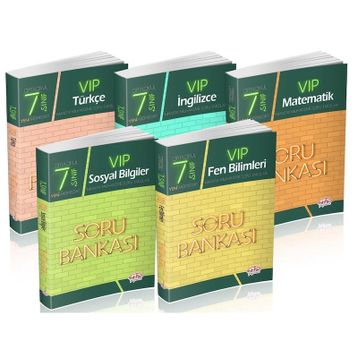7. Sınıf Vip Fen Soru Bankası Seti Editör Yayınevi