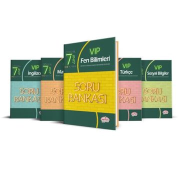 7. Sınıf Vip Fen Soru Bankası Seti Editör Yayınevi