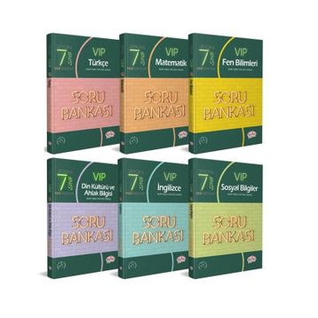 7. Sınıf Vip Fen Soru Bankası Seti Editör Yayınevi