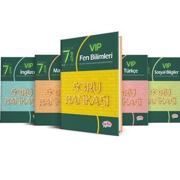 7. Sınıf Vip Fen Soru Bankası Seti Editör Yayınevi