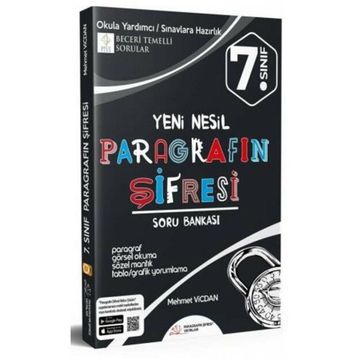 7. Sınıf Yeni Nesil Paragrafın Şifresi Soru Bankası-Paragrafın Şifresi Yayınları