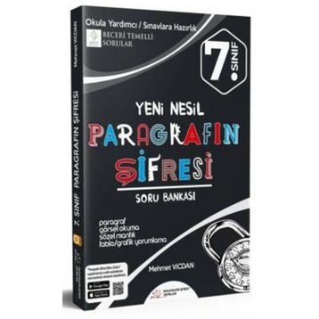 7. Sınıf Yeni Nesil Paragrafın Şifresi Soru Bankası-Paragrafın Şifresi Yayınları