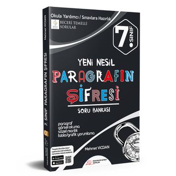 7. Sınıf Yeni Nesil Paragrafın Şifresi Soru Bankası-Paragrafın Şifresi Yayınları