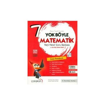 7.Sınıf Yok Böyle Matematik Yeni Nesil Soru Bankası Çalışkan Yayınları