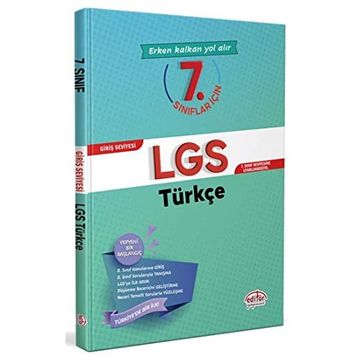7. Sınıflar İçin LGS Türkçe - Editör Yayınları