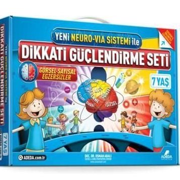 7 Yaş Dikkati Güçlendirme Seti+Dikkat Testi-Adeda Yayıncılık