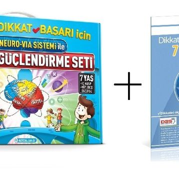 7 Yaş Dikkati Güçlendirme Seti+Dikkat Testi-Adeda Yayıncılık
