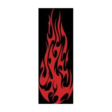 70 cm Alev Alev Folyo Sticker