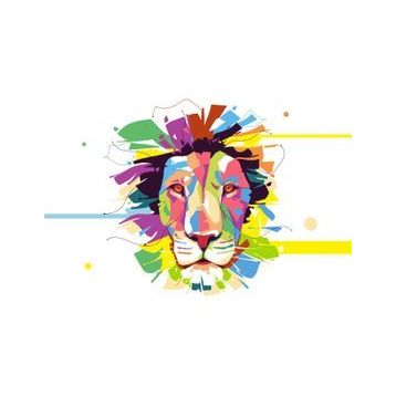 70 cm Aslan 2 Folyo Sticker