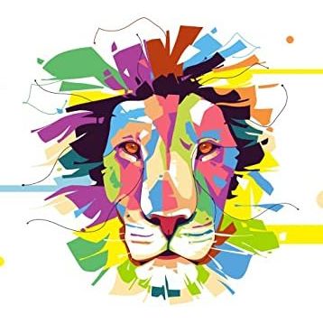 70 cm Aslan 2 Folyo Sticker