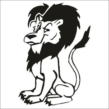 70 cm Aslan Alaska Folyo Sticker