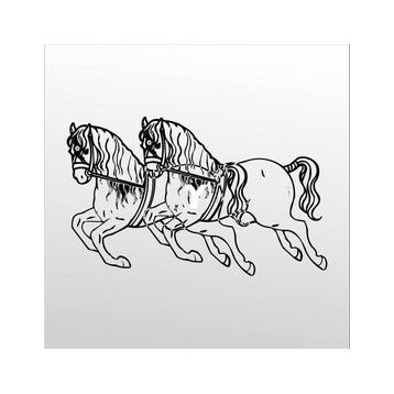 70 cm Atlar Folyo Sticker