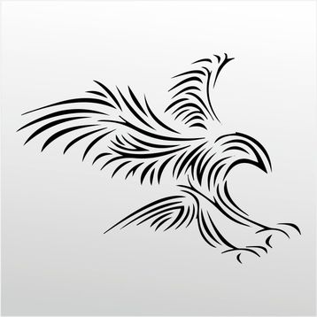 70 cm Kartal Folyo Sticker