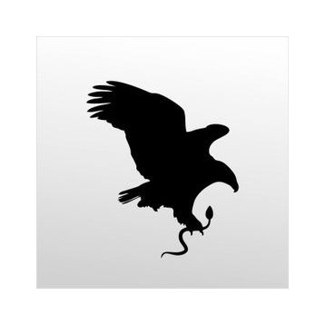 70 cm Kartal Folyo Sticker