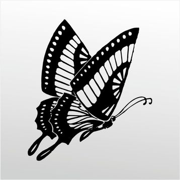 70 cm Kelebek Folyo Sticker