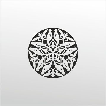 70 cm Kuş Deseni Folyo Sticker