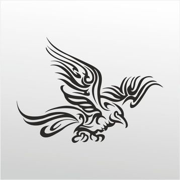 70 cm Kuş Deseni Folyo Sticker