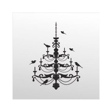 70 cm Kuş Deseni Folyo Sticker