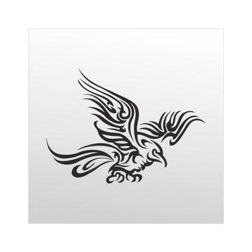 70 cm Kuş Deseni Folyo Sticker