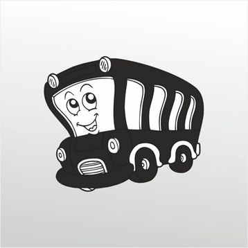 70 cm Minibüs Folyo Sticker