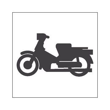 70 cm Motorsiklet Folyo Sticker