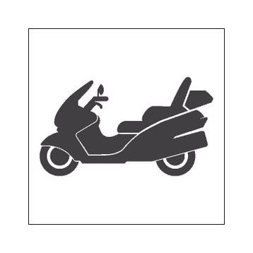 70 cm Motorsiklet Folyo Sticker