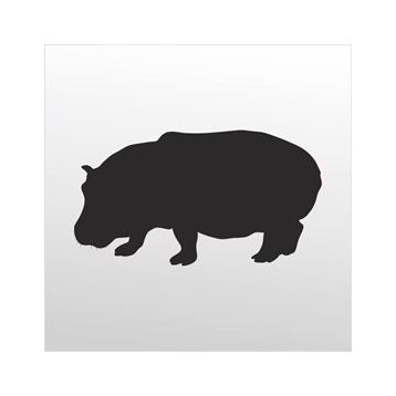 70 cm Su Aygırı Folyo Sticker