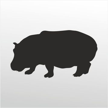 70 cm Su Aygırı Folyo Sticker