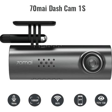 70Mai 1S D06 130 Geniş Açı Lens 1080p Araç İçi Kamera