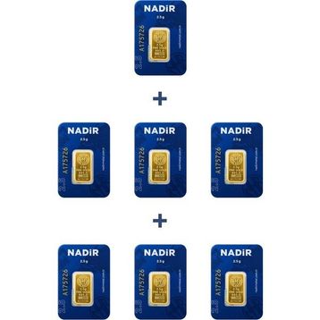 7X2.5 gr 24 Ayar Külçe Altın