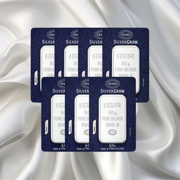 7X50 gr Külçe Gümüş
