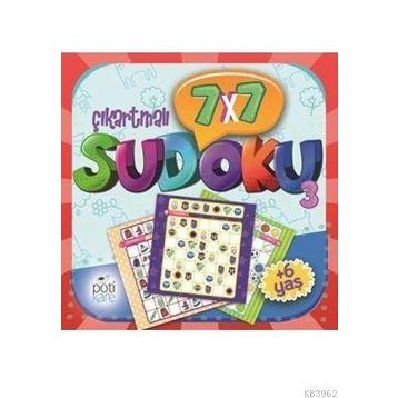 7x7 Çıkartmalı Sudoku 3- Pöti Kare Yayıncılık
