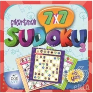 7x7 Çıkartmalı Sudoku 3- Pöti Kare Yayıncılık