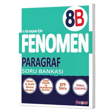 8 B Paragraf Soru Bankası Fenomen Yayınları