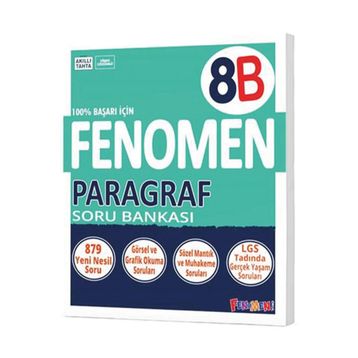 8 B Paragraf Soru Bankası Fenomen Yayınları