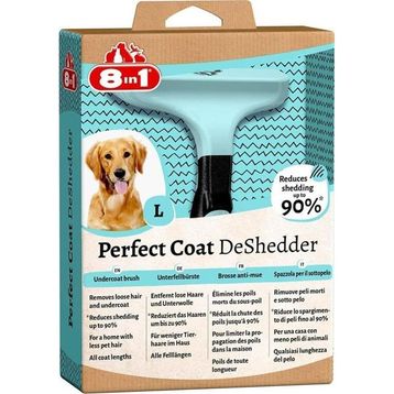 8 in 1 Perfect Coat Deshedder Furminator Büyük Irk Uzun Tüylü Köpek Tarağı