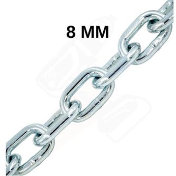 8 mm Galvaniz Kaplı Zincir