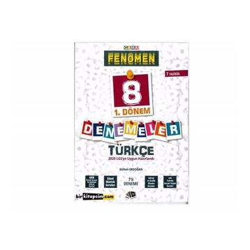 8.sınıf 1.dönem Fenomen Türkçe Denemesi - Günay Yayınları